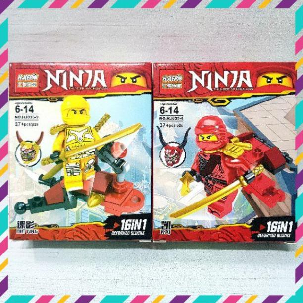 [FREESHIP] Bộ lego Mini figures Ninjago 16in1 (HJ-035)