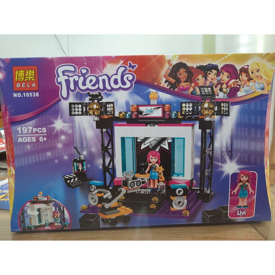 Lego Friend Sân Khấu Rạp Hát vui chơi ngoài trời buổi biểu diễn của Livi mẫu mới nhất