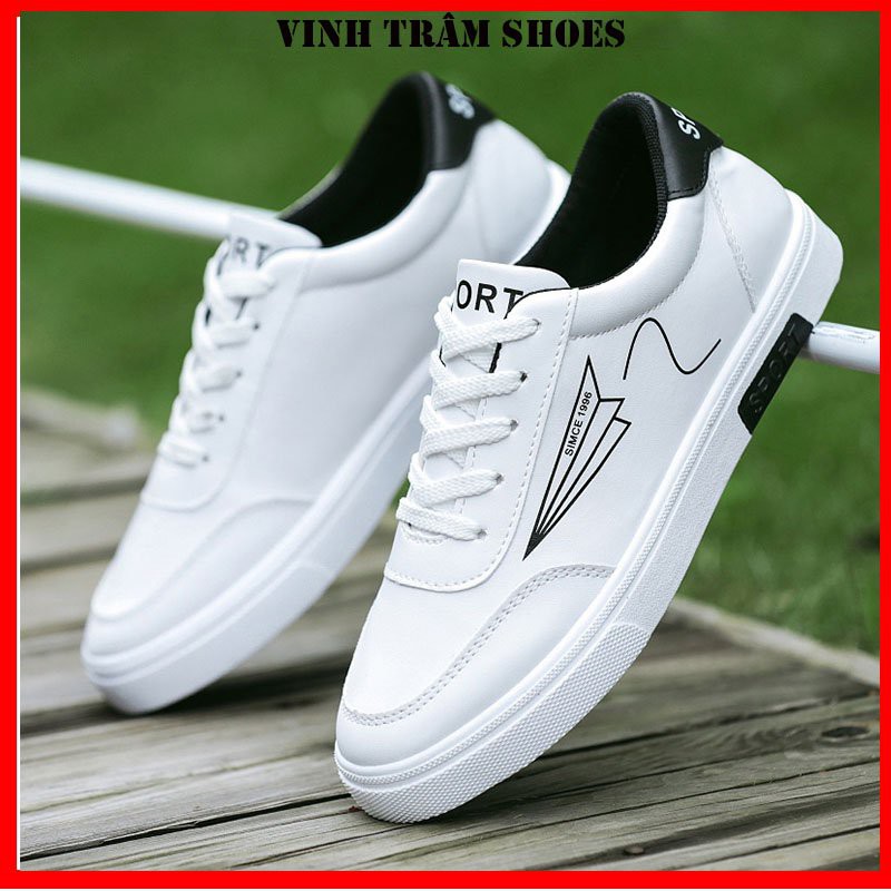 Giày thể thao sneaker nam cổ thấp đế cao 3cm hàng sẵn kho từ 38 - 43