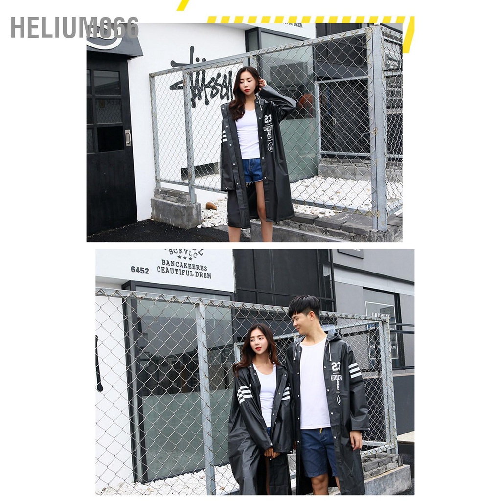 Áo mưa EVA Vải Thời trang Phiên bản khoác Nam Nữ Người lớn Đi bộ đường dài Helium066