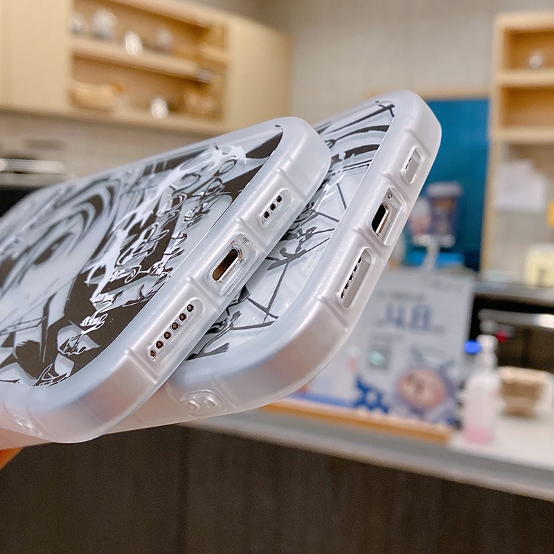 Ốp Điện Thoại Silicon Dẻo Trong Suốt In Hình Demon Slayer Nezuko Tanjirou Cho iPhone 14 13 11 12 Pro Max Xs Max XR 7p 8plus
