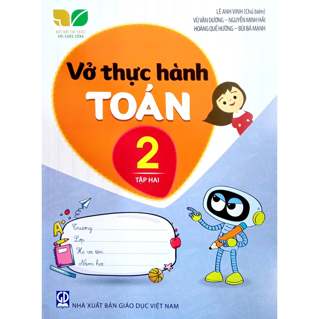 Sách - Vở thực hành Toán 2 tập 2 - Kết Nối Tri Thức Với Cuộc Sống