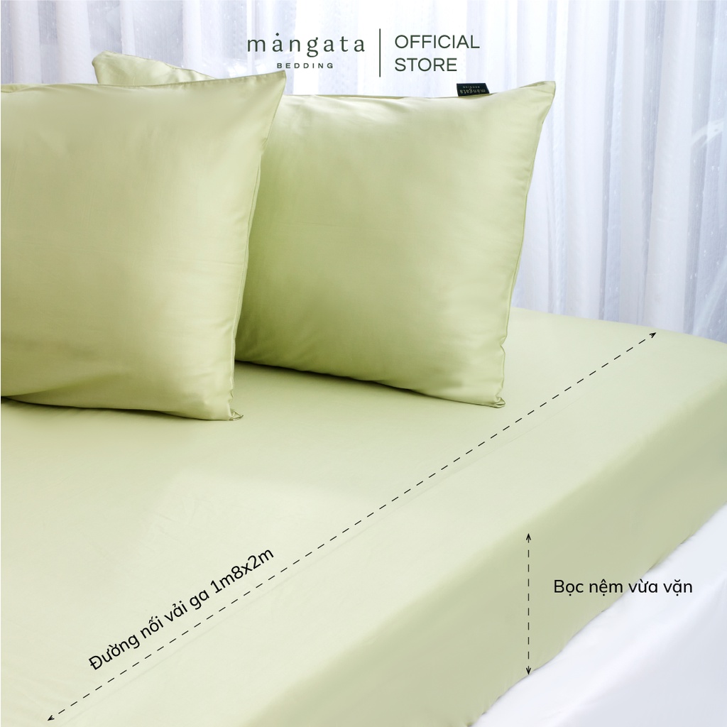 Bộ chăn ga gối Cotton Hàn Quốc size 1m6x2m thô lụa cao cấp nhiều họa tiết Mangata Bedding đủ size mềm mịn mát êm ái