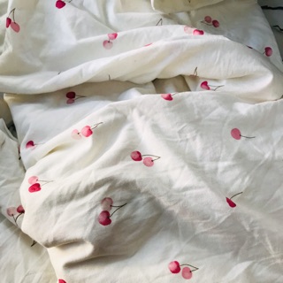 Vải cherry cotton kiện bích diệp