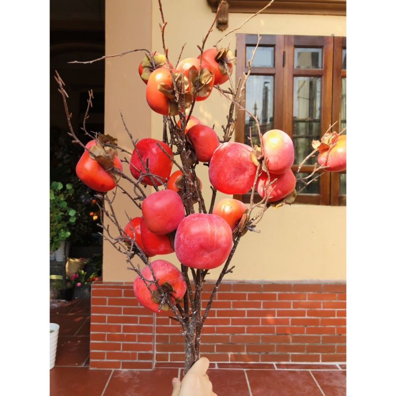 Cành Hồng Cao Cấp Đẹp Nhất Thị Trường Loại 7 Quả To Cành 80cm