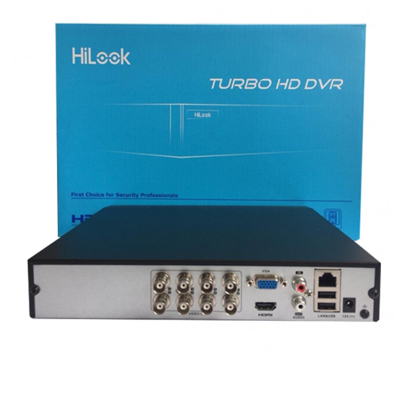 Đầu ghi hình TVI-IP 8 kênh HILOOK DVR-208Q-K1(S) - Hàng chính hãng