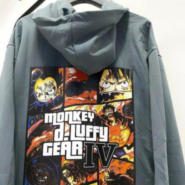 SALE- Áo Khoác Hoodie MONKEY LUFFY unisex  oversize