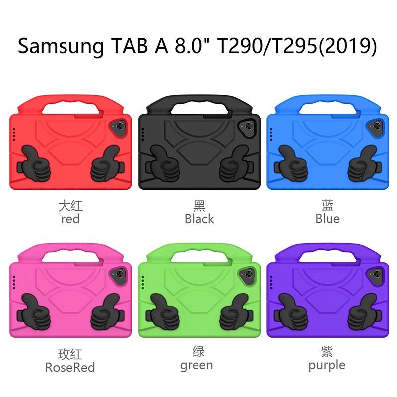 Ốp Máy Tính Bảng Eva Gọn Nhẹ Có Tay Cầm Chống Sốc Cho Samsung Galaxy Tab A 8.0 2019 No S Pen T290 T295