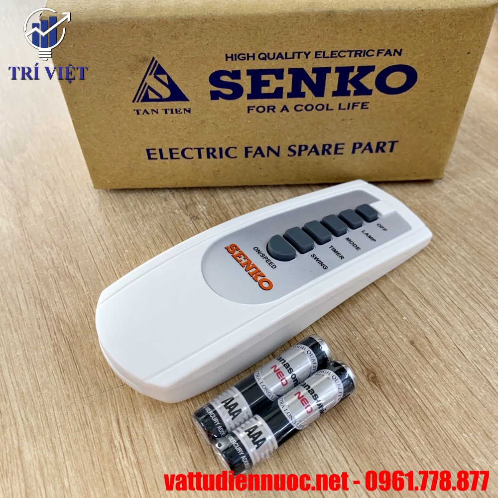 Remote điều khiển quạt Senko dành cho các loại mã TR1683, DR1608, TR1628, DH1600 - Hàng nguyên zin nhà máy Senko