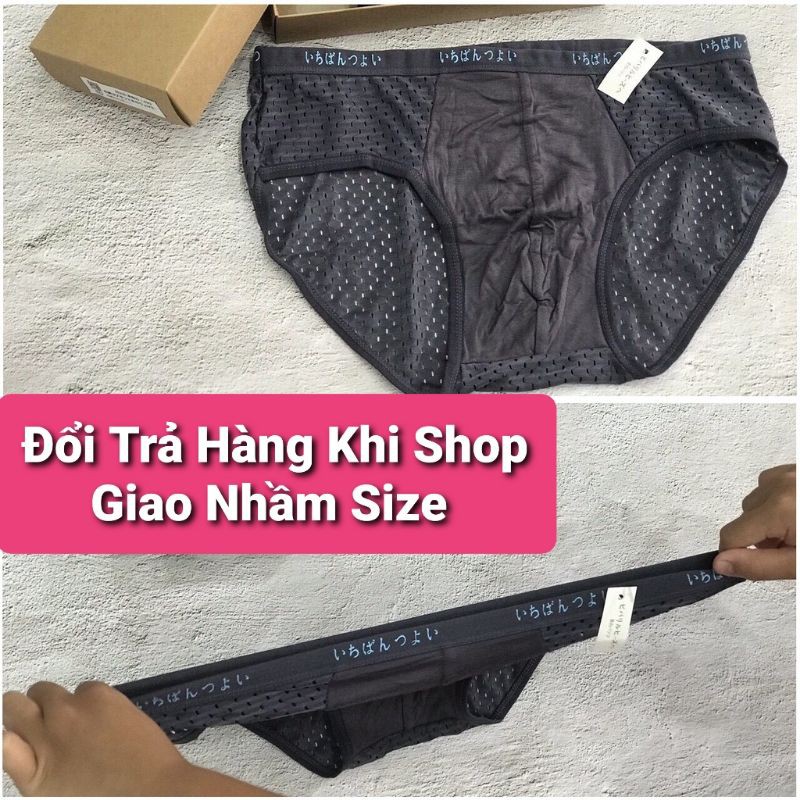 [HÀNG LOẠI 1] Quần Tam Giác Nam Muji Nhật | Quần Sịp Nam Thông Hơi