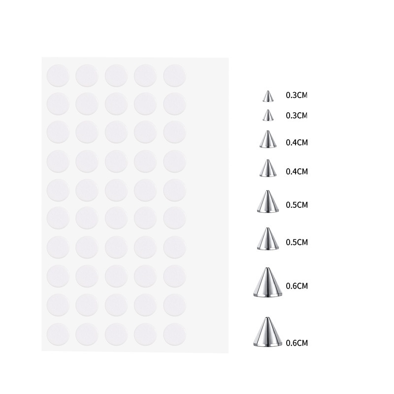 1 Bộ Khuyên Mũi / Môi / Trang Sức Thời Trang Bằng Thép Không Gỉ Không Cần Đục Lỗ DIY