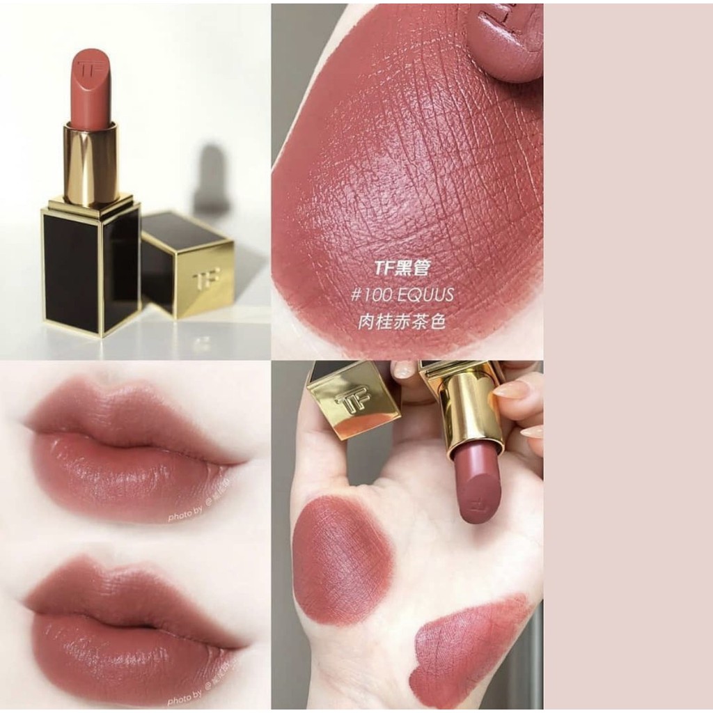 Son Tom Ford Lip Color Matte, Tomford Lipstick Vỏ Đen Hàng Chính Hãng Có Bill Full Size