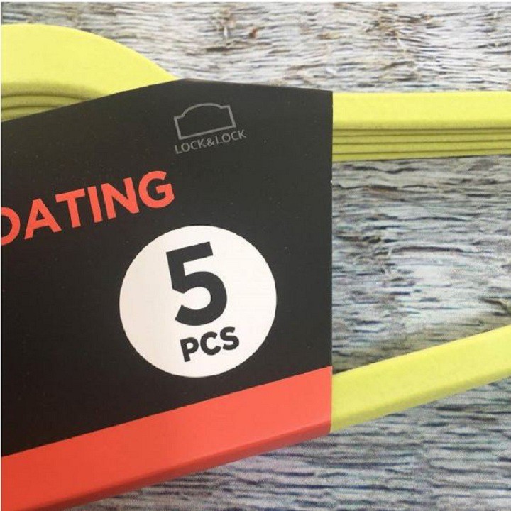 VERY HOT Set 5 Móc Treo Quần Áo bằng sắt bọc nhung bên ngoài