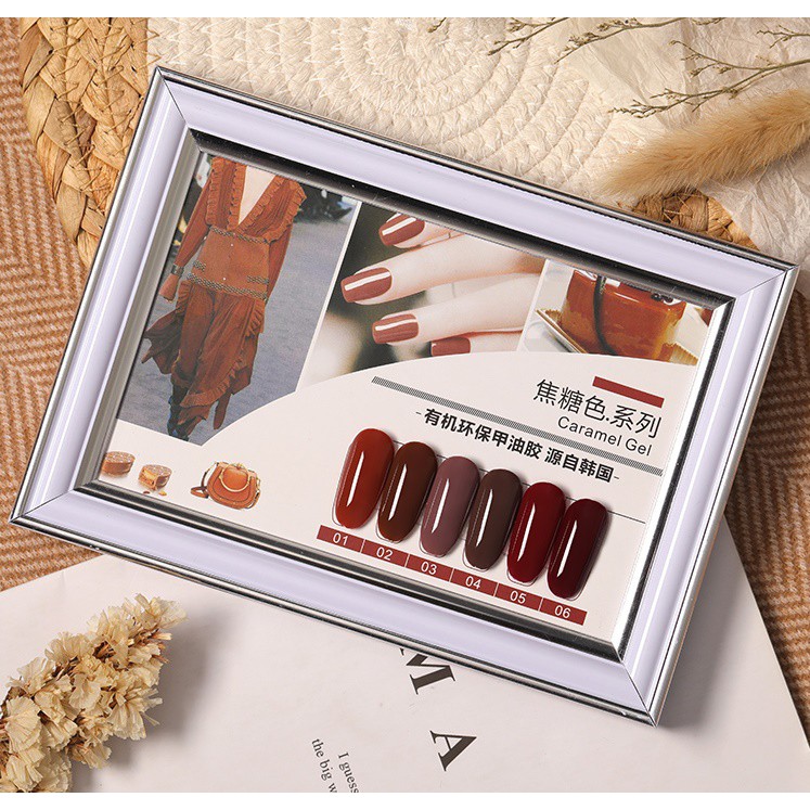 Sơn gel AS - màu nâu đỏ mã CT