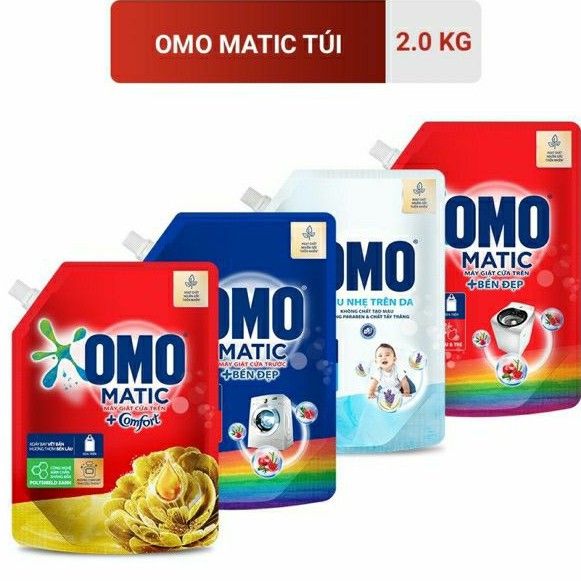 (MẪU MỚI) Nước Giặt OMO Matic 2,2 KG/2KG