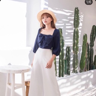 Áo nơ oversize shop