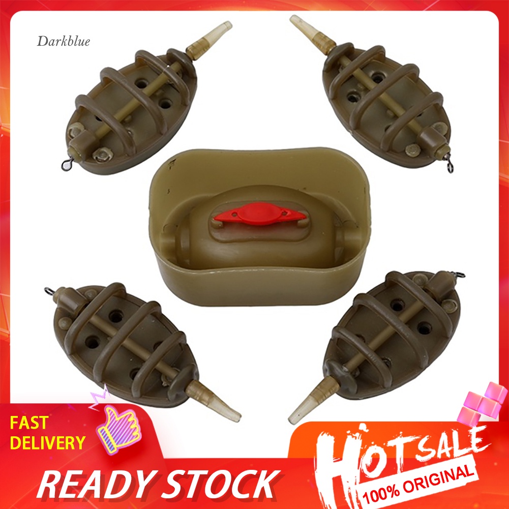 < Darkblue > Khuôn Mồi Câu Cá Chép Inline Method Với Trọng Lượng Chì