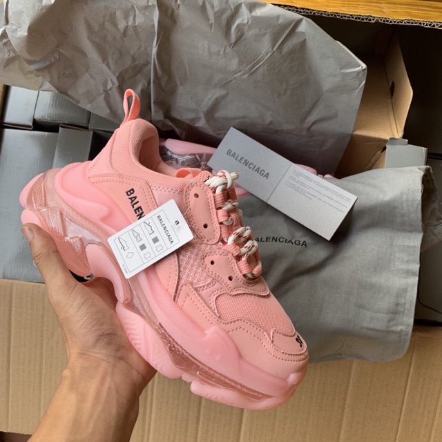 𝐂ự𝐜 𝐑ẻ | Xả Xả| HOT THANH LÝ- Giầy balenciaga hồng cam 1:1 ( Full box + free ship ) 2020 Có Sẵn : ' 2021 2021 $ ! ཾ .