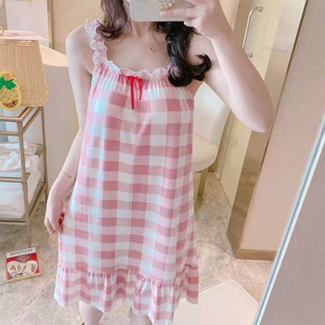Váy ngủ hoạ tiết