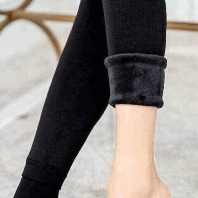 Quần legging lót nỉ