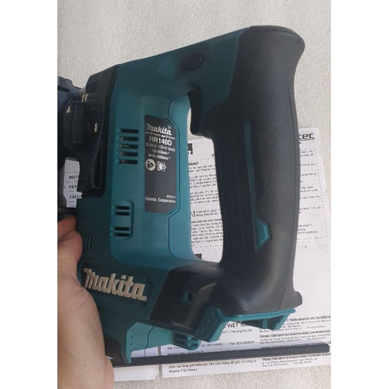 THÂN MÁY KHOAN BÊ TÔNG MAKITA HR140D - 12V. HÀNG CHÍNH HÃNG.