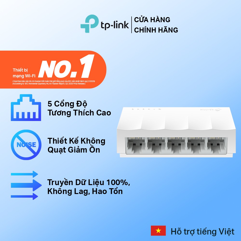 [Hỏa Tốc] Bộ Chia Mạng Để Bàn TP-Link LS1005 5 Cổng 10/100Mbps