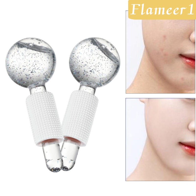 [Flameameer1] Quả Cầu Pha Lê Làm Mát Chăm Sóc Da Mặt Cổ
