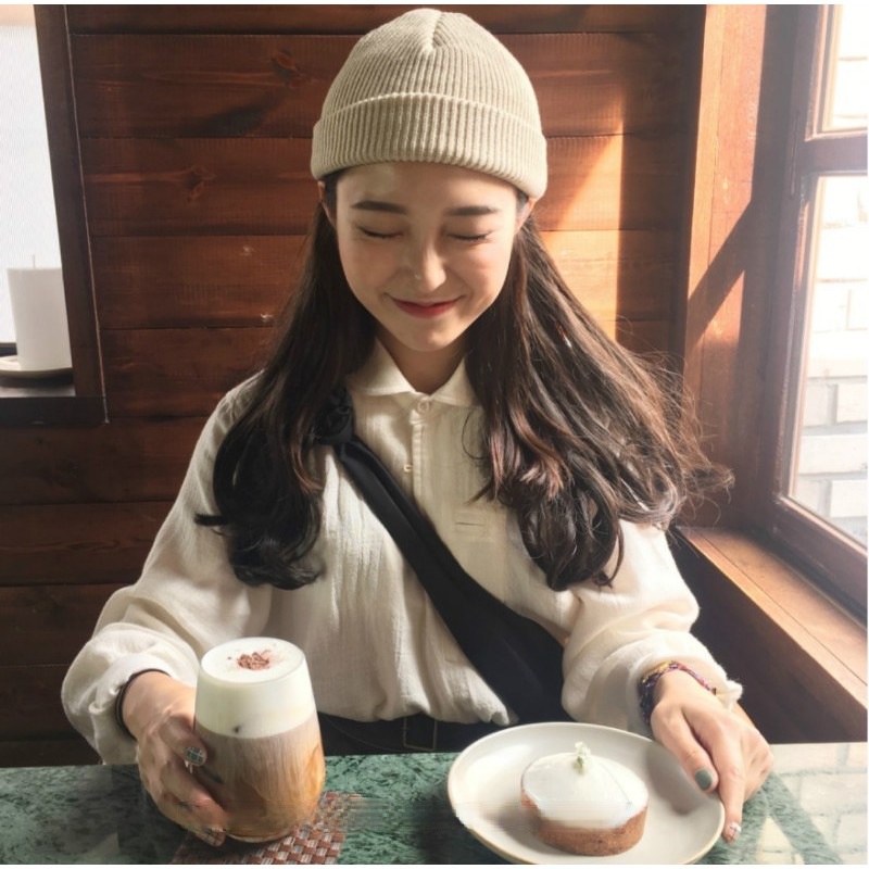 Mũ / Nón Len BEANIE BASIC Trơn Vải Len Mềm Dày Giữ Ấm Nam Nữ Unisex Phong Cách Hàn Quốc