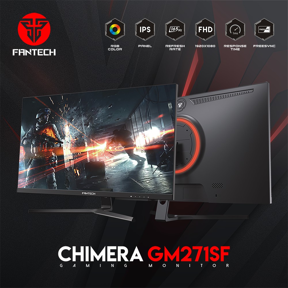 Màn Hình Gaming Fantech GM271SF CHIMERA Tấm Nền IPS Màu Sắc sRGB Tần Số Quét 165Hz - Hãng Phân Phối Chính Thức