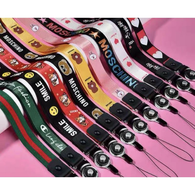 Dây Đeo Điện Thoại Đeo Thẻ Học Sinh Sinh Viên Kèm Móc Treo