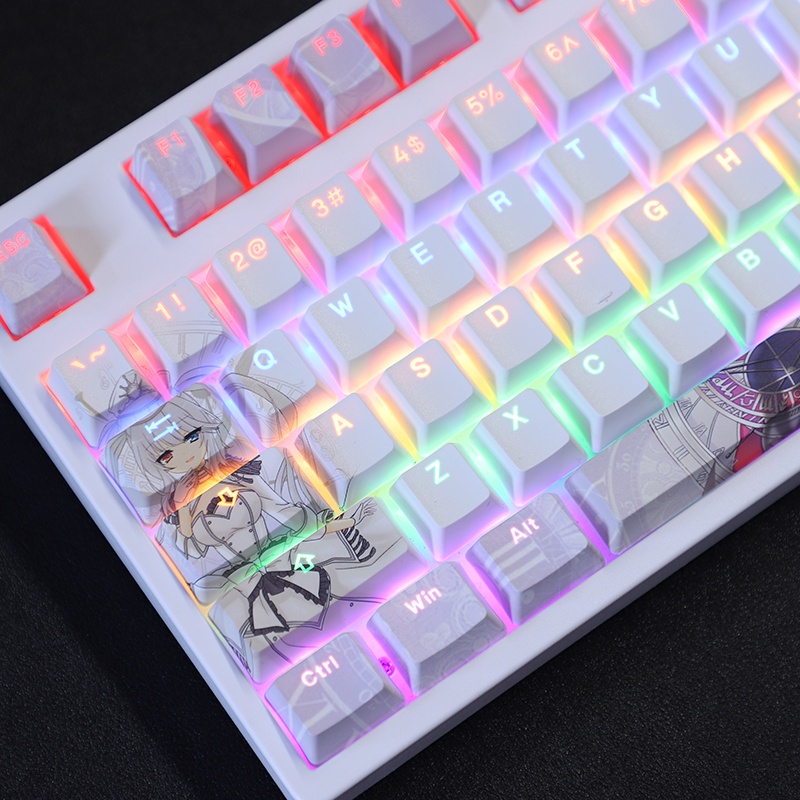 QUEEN Keycaps Cherry Hồ sơ Anime DATE · A · Chủ đề BULLET Thuốc nhuộm PBT Thăng hoa Bàn phím cơ truyền ánh sáng Keycap