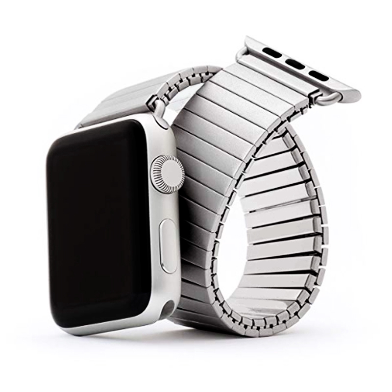 Dây Đeo Thay Thế Chất Liệu Thép Không Gỉ Thiết Kế Dạng Mắt Xích Cho Apple Watch 42mm 40mm 38mm Iwatch 5 / 4 / 3 / 2 / 1