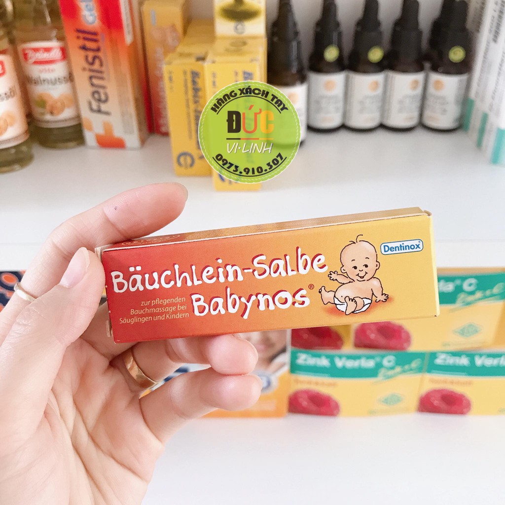 Kem Bäuchlein - Salbe Babynos massage chống đầy bụng cho trẻ sơ sinh và trẻ nhỏ - 10ml
