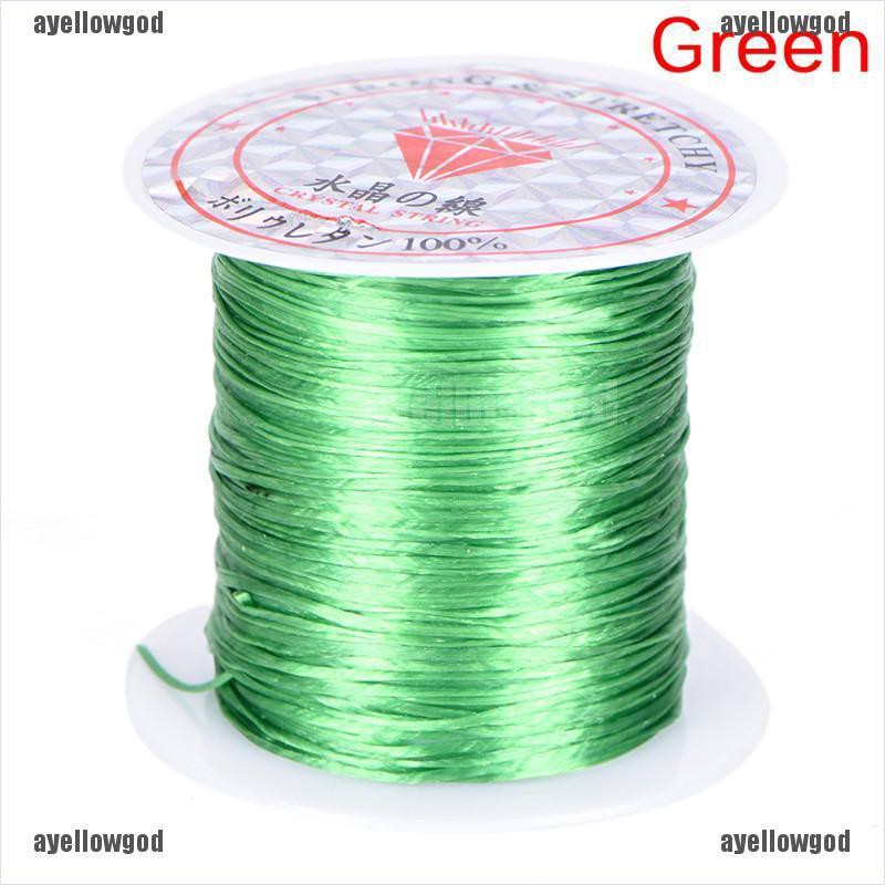 Cuộn Dây Xỏ Hạt Pha Lê Co Giãn 0.8mm Dùng Làm Trang Sức Thủ Công DIY