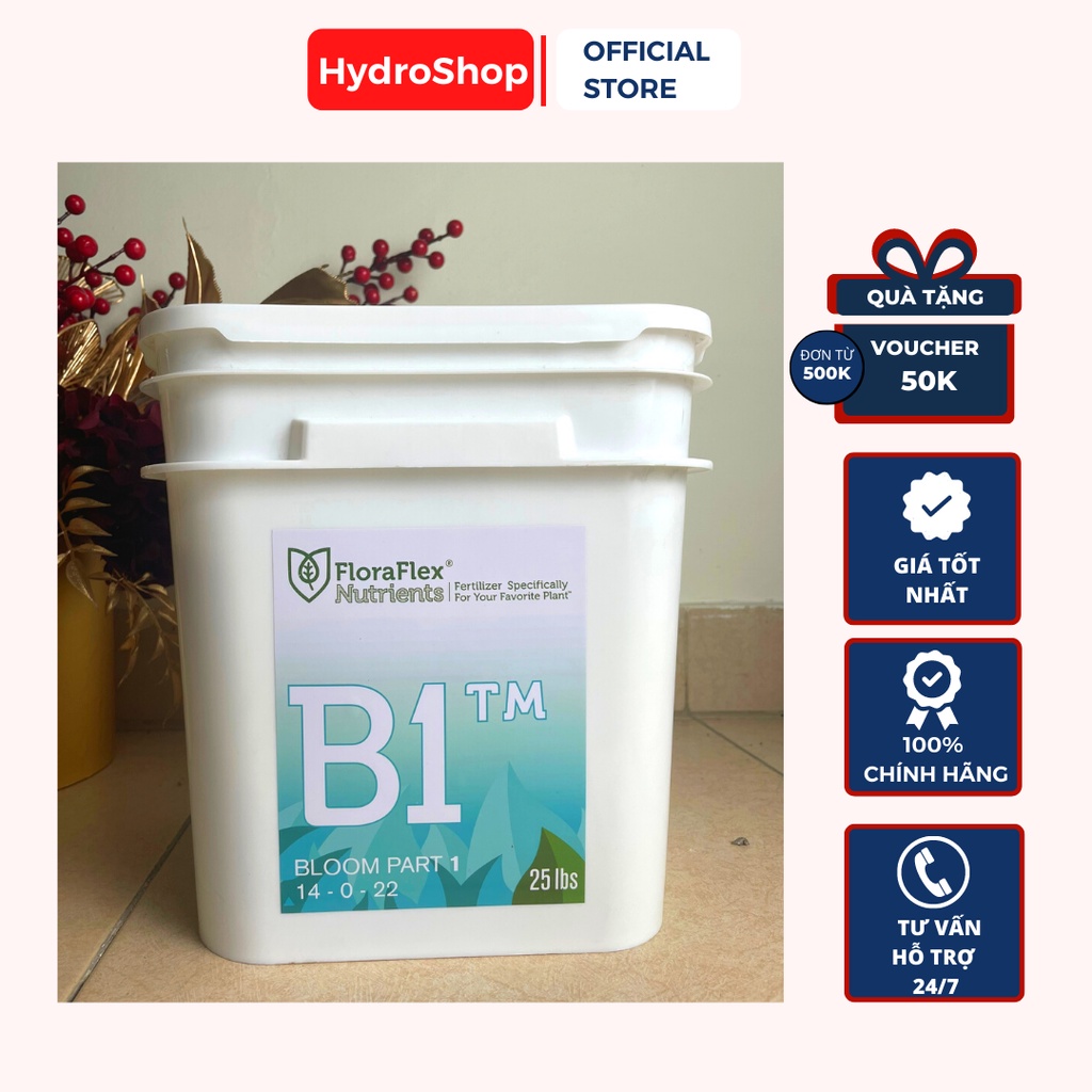 Phân bón FloraFlex Bloom B1™ dinh dưỡng thiết yếu cần thiết cho sự phát triển mạnh mẽ của cây