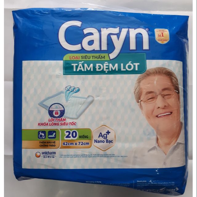 Tấm điệm lót Caryn 20 miếng 42cm × 72cm