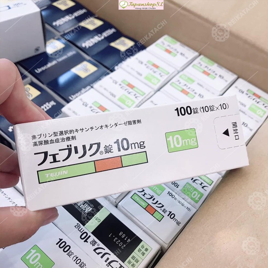 Viên uống Feburic Nhật Bản hỗ trợ cho người bị gout 100 viên – Japanshop81