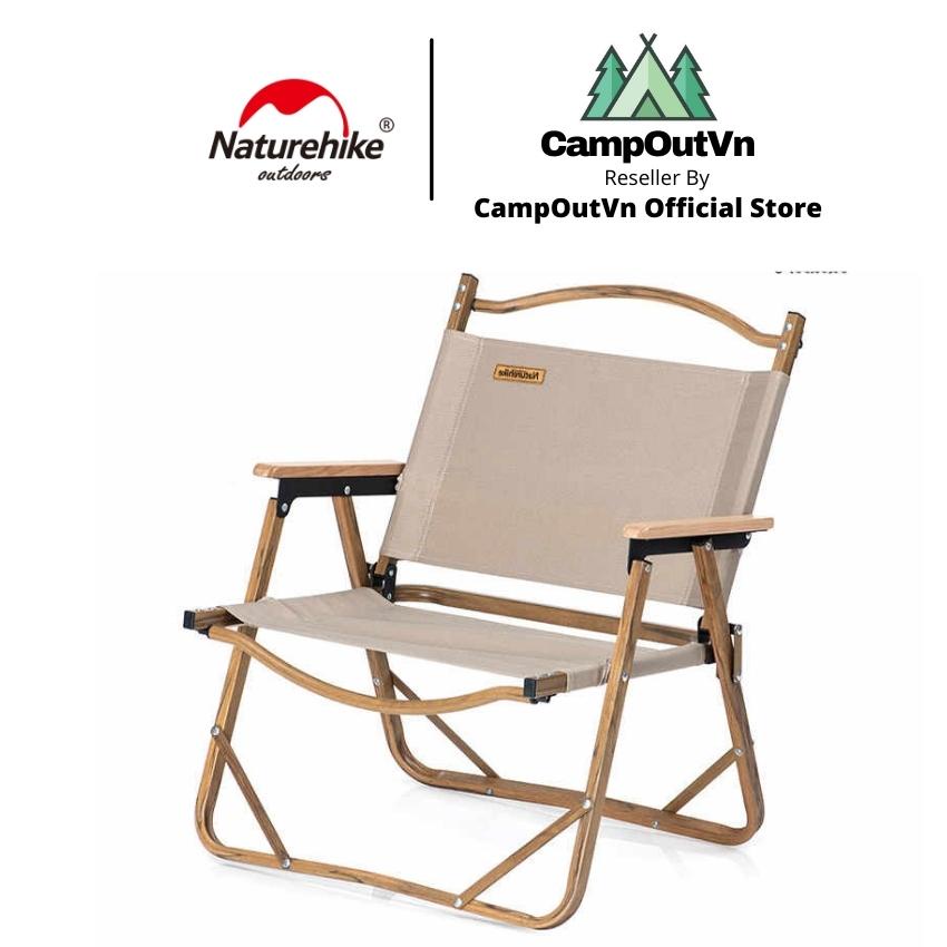 Ghế cắm trại naturehike campoutvn du lịch dã ngoại ghế gấp gọn lưng tựa A039