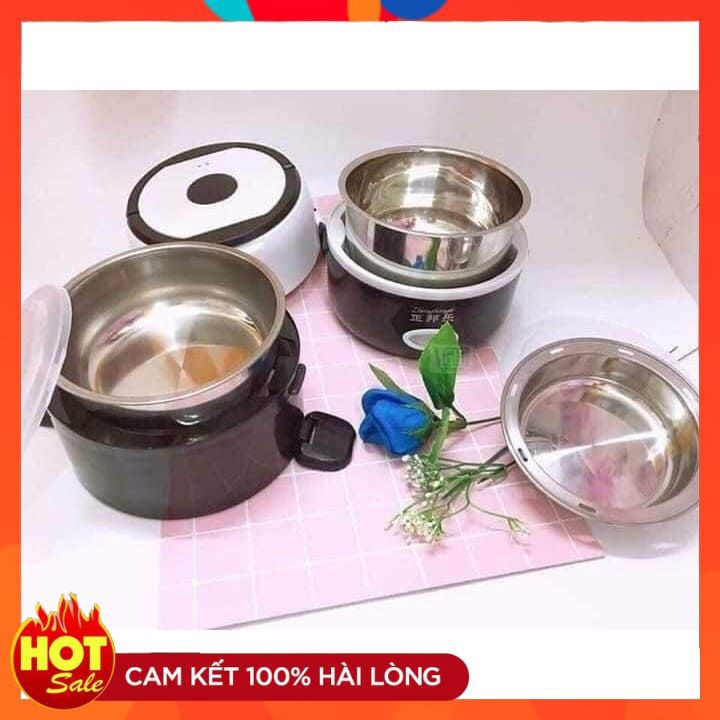 Hộp cơm văn phòng cắm điện đa năng tiện dụng dung tích lớn Hộp đựng cơm 3 tầng inox cao cấp BH 6 tháng[hàng chính hãng] | BigBuy360 - bigbuy360.vn