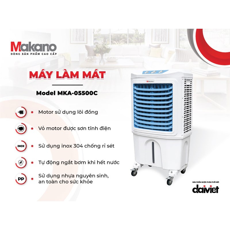 Máy làm mát không khí Makano MKA-05500C (Miễn phí giao tại HCM-ngoài tỉnh liên hệ shop)