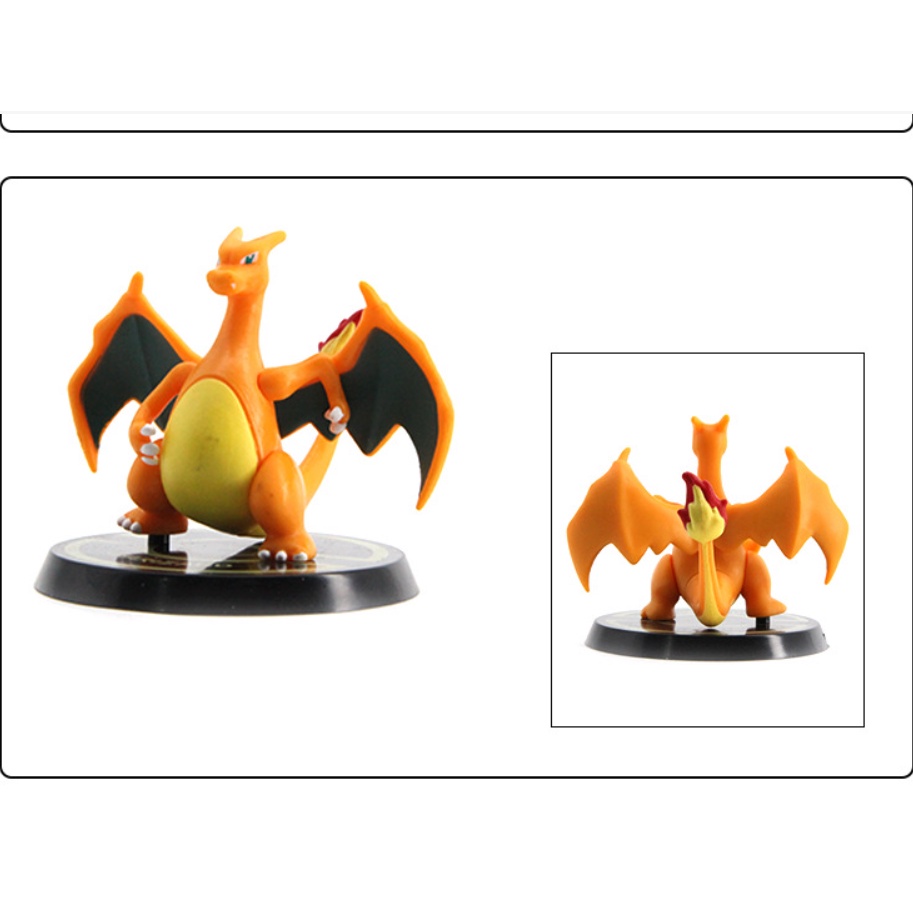 Mô Hình 6 Pokemon Thần Thoại, Pikachu, Lizardon, Kamex Mega...Tượng Mô Hình Pokemon , Quà Tặng Sinh Nhật Cho Các Bạn Nhỏ