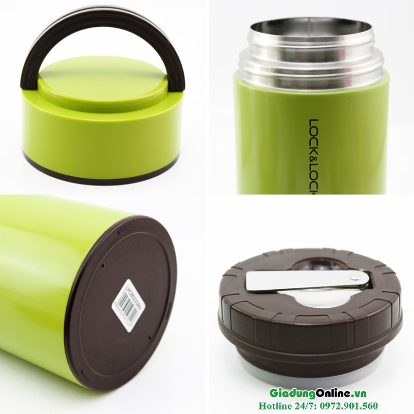 Bình Ủ cháo Lock&amp;Lock Column Food Jar LHC8023 1000ml, LHC8022 750ml