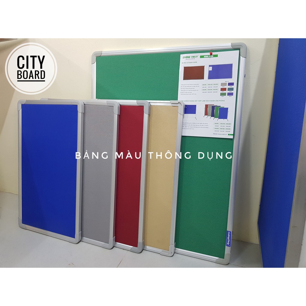 Bảng ghim tài liệu , KT: 80x120cm, 100x120cm dòng Standard - Bảng Cường Thúy,