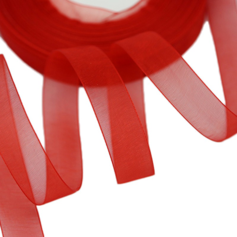 Cuộn dây ruy băng dùng trang trí giáng sinh đa năng 15mm dài 50 yard