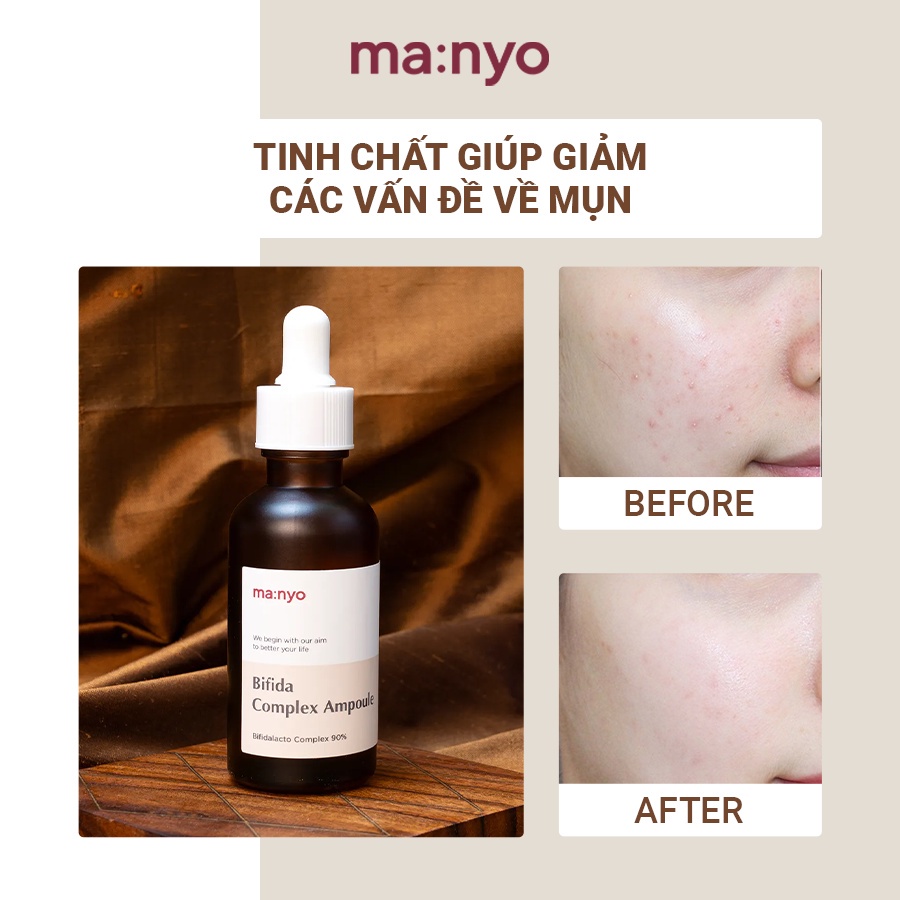 Tinh chất Trẻ Hóa Ngừa Lão Hóa Manyo Bifida Biome Complex Ampoule 40ml/12ml MA:NYO