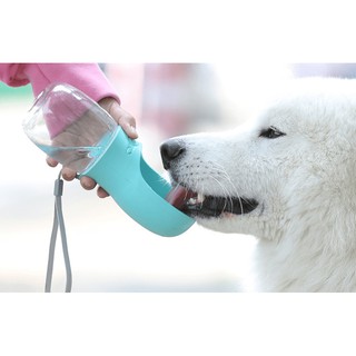 Chai uống nước cho chó mèo cầm tay