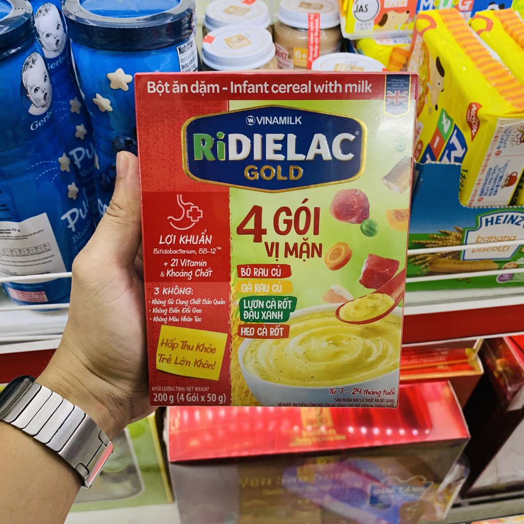 Bột Ăn Dặm Vinamilk Ridielac 200G đủ loại