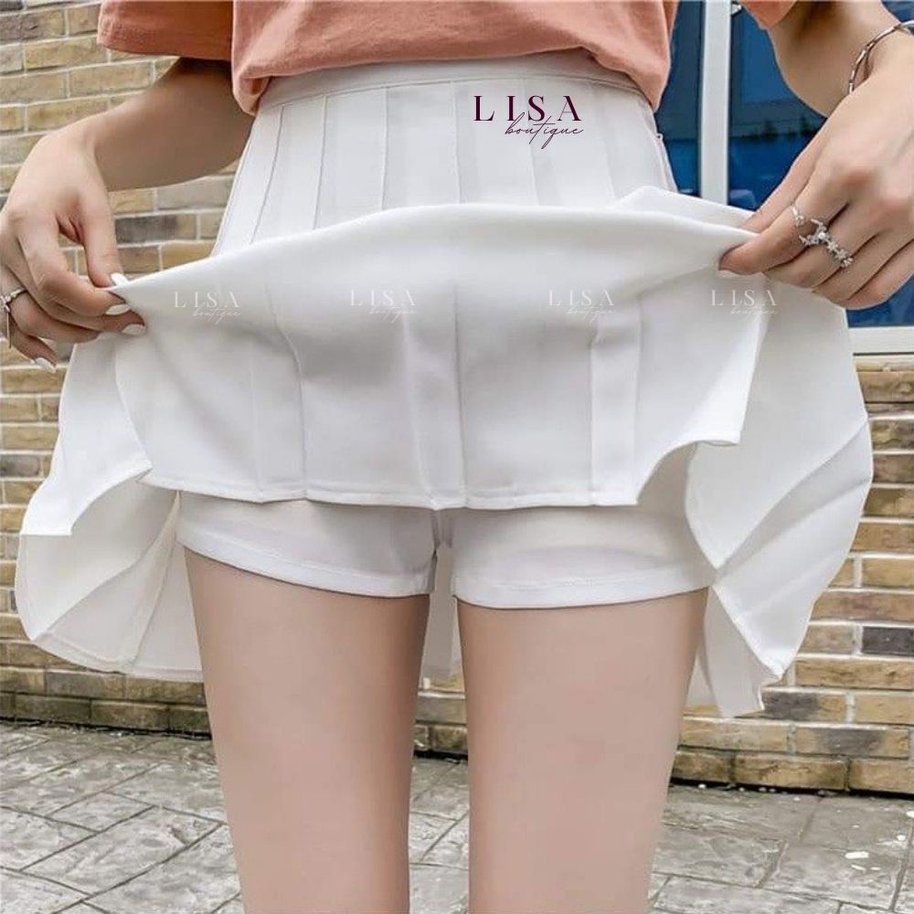 Chân váy tennis LISA dáng chữ a xòe xếp ly, chất dày dặn, xòe rủ tự nhiên FREESHIP TẶNG QUÀ 0Đ V001 | BigBuy360 - bigbuy360.vn