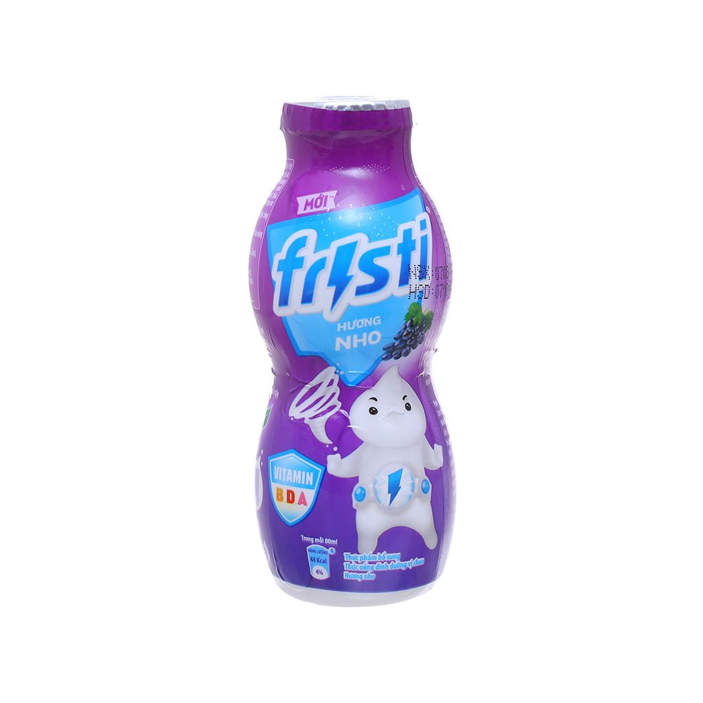 Thùng 48 Chai Sữa Chua Uống Fristi Hương Nho 80ml