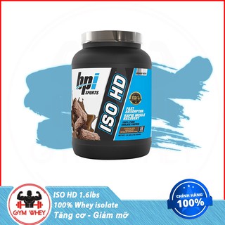 Sữa Dinh Dương Tăng Cơ Nuôi Cơ Phục Hồi Cơ Bắp Bpi Sports Iso HD 1.6lbs Từ Mỹ